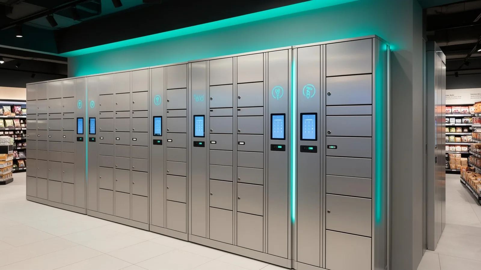 Custom made smart e-locker unit